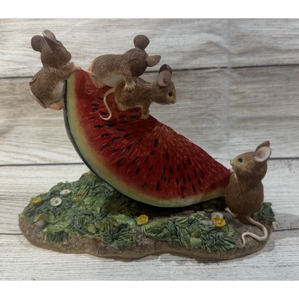 Merrie Mice From Border Fine Arts Enesco Melon Rock and Roll 107655
